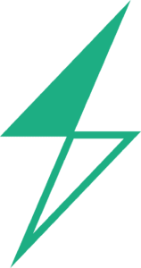 Business energy symbol of a lightning bolt, representing gas and electricity